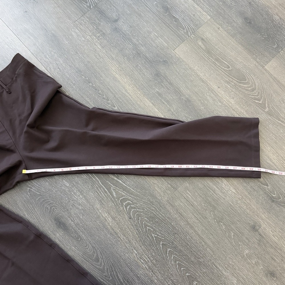 Quince Ultra-Stretch Ponte Straight Leg Pants Large Brown Minimalist Career - Picture 6 of 7